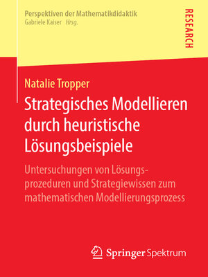 cover image of Strategisches Modellieren durch heuristische Lösungsbeispiele